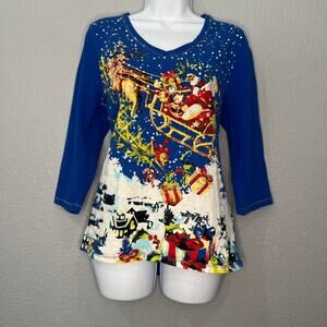 Christmas Onque Casual long sleeve top